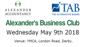 Alexander's Business Club Derby May 9th 2018