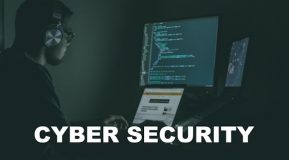 Image shows a hacker in front of a computer screen NCSC guidance on cyber security