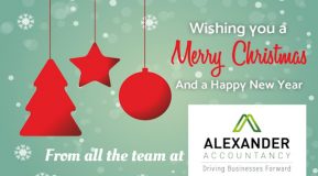 Merry Christmas fro Alexander Accountancy Burton on Trent
