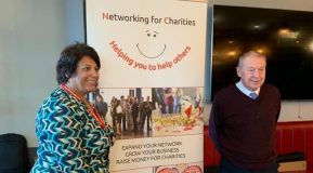Networking for Charities Derby Laverne & David Alexander of Alexander Accountancy