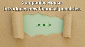 image of a brown envelope middle section ripped open revealing the word Penalty on a green background